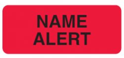 Name Alert (Fluorescent Red) Stat Card